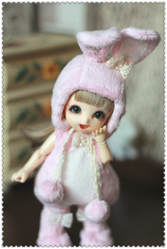 Bunny Outfit (Pink) For Lati Yellow or PukiFee design by ChillyQi