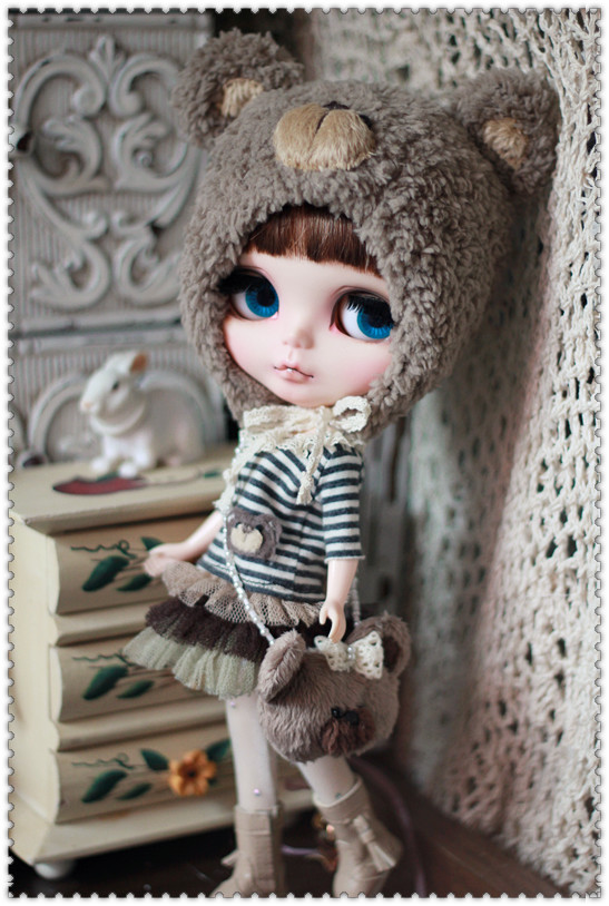 Sheep hat For Blythe design by ChillyQi